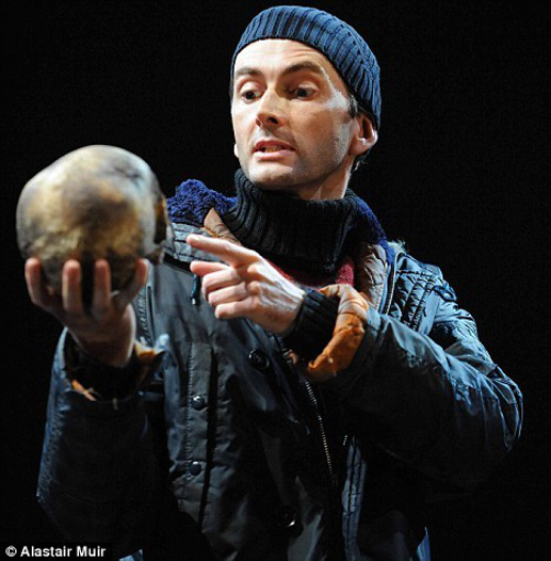 Hamlet with a skull